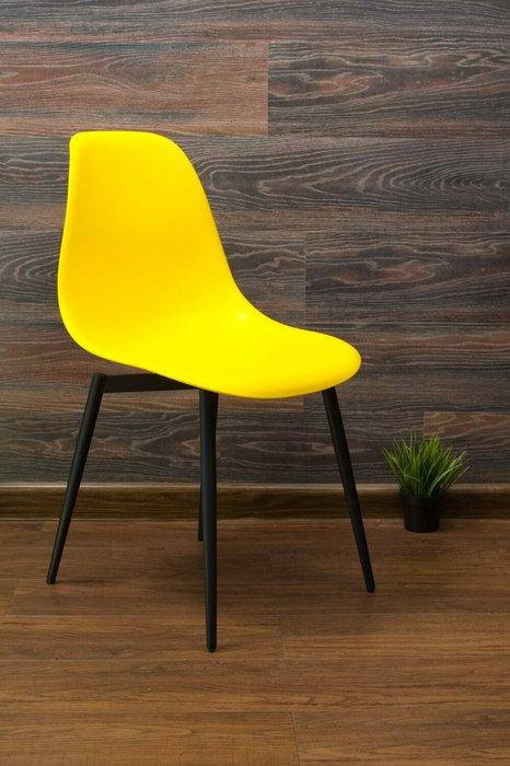 Стул Туссе желто-черного цвета - купить Обеденные стулья по цене 3490.0