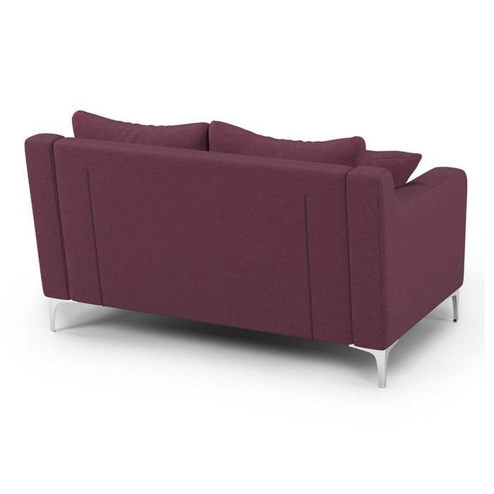 Двухместный диван Mendini ST бордового цвета - лучшие Прямые диваны в INMYROOM