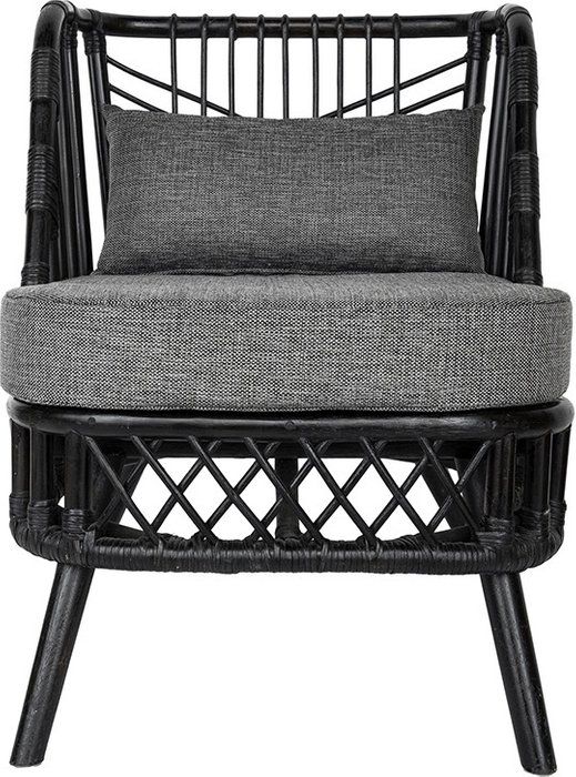 Кресло садовое черно-серого цвета - купить Садовые кресла по цене 58920.0