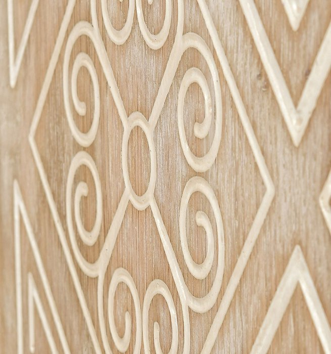 Панно из трех частей Papua Ternary Oak из дуба - лучшие Декор стен в INMYROOM