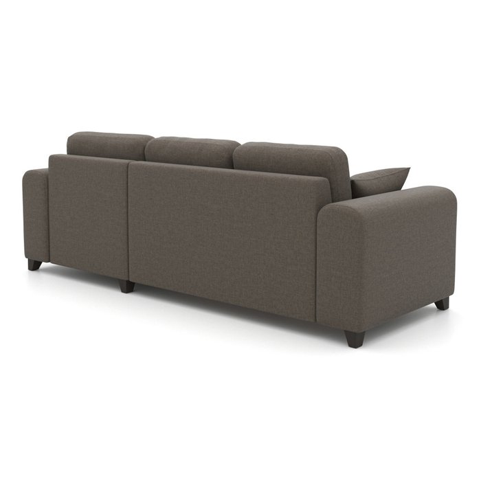 Угловой диван-кровать Vittorio EKL темно-серый - лучшие Угловые диваны в INMYROOM