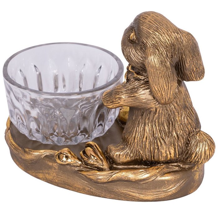 Фруктовница Кролик бронзового цвета - купить Тарелки по цене 4972.0