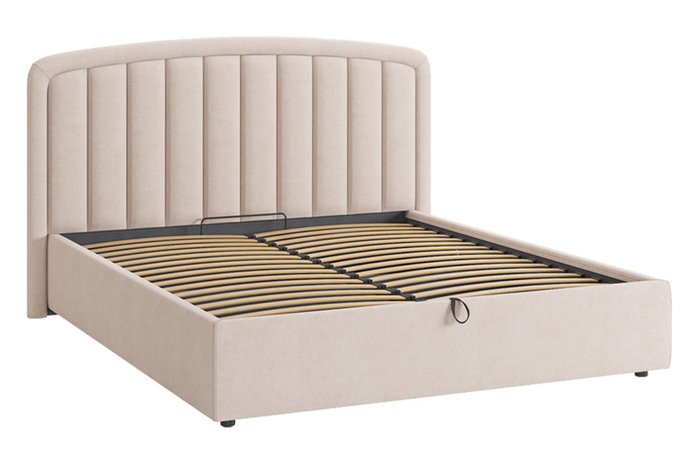 Кровать Сиена 2 180х200 кремового цвета с подъемным механизмом - купить Кровати для спальни по цене 35580.0