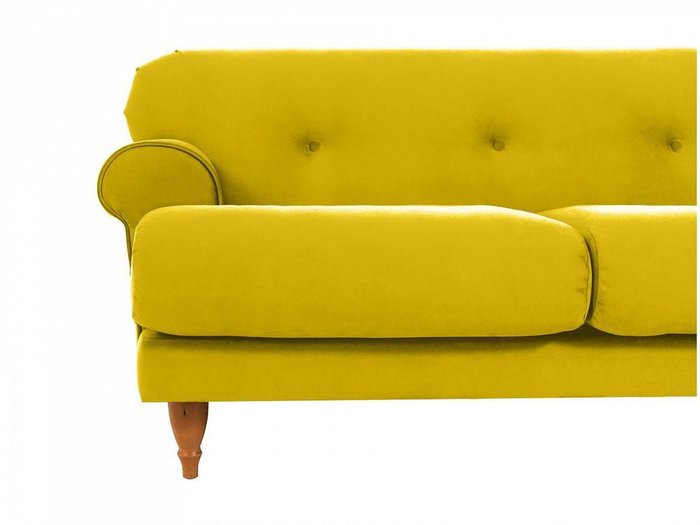 Диван Italia золотистого цвета - лучшие Прямые диваны в INMYROOM