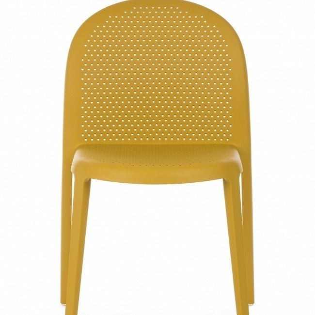 Стул из пластика горчичного цвета - лучшие Обеденные стулья в INMYROOM