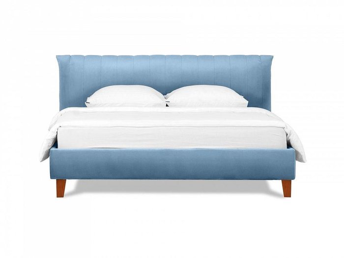 Кровать Queen Anastasia L 160х200 голубого цвета - купить Кровати для спальни по цене 59760.0