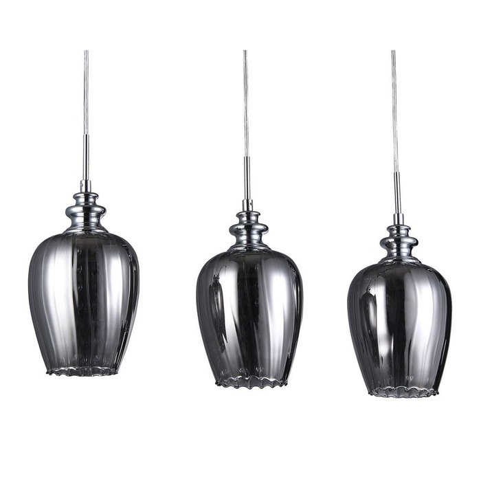Подвесной светильник Blues с плафонами дымчатого цвета - купить Подвесные светильники по цене 9600.0