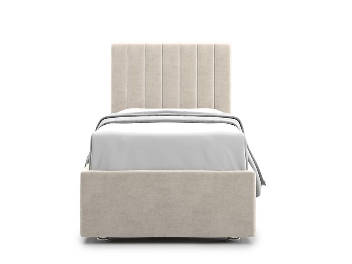 Кровать Premium Mellisa 90 бежевого цвета с подъемным механизмом  - купить Кровати для спальни по цене 60700.0