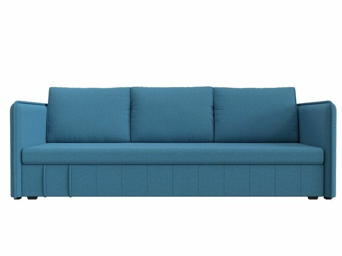 Диван-кровать Слим темно-голубого цвета - купить Прямые диваны по цене 24999.0