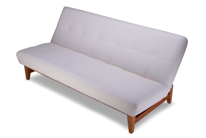 Прямой диван-кровать Альберо Комфорт молочного цвета - лучшие Прямые диваны в INMYROOM