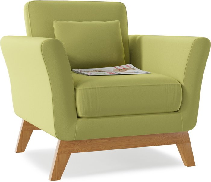 Кресло Дублин Green светло-зеленого цвета