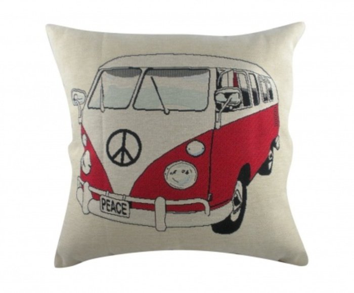 Подушка с принтом "Campervan"