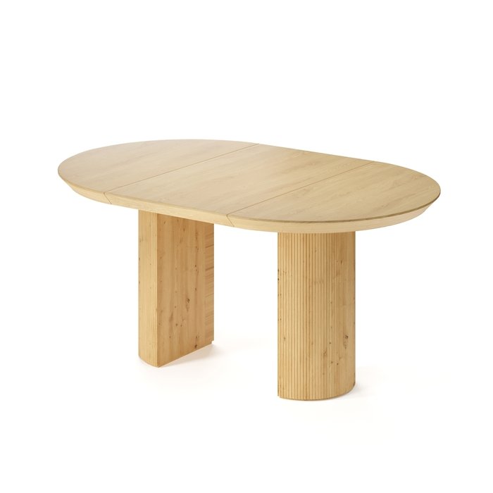 Обеденный стол раздвижной Вега М бежевого цвета - купить Обеденные столы по цене 130787.0