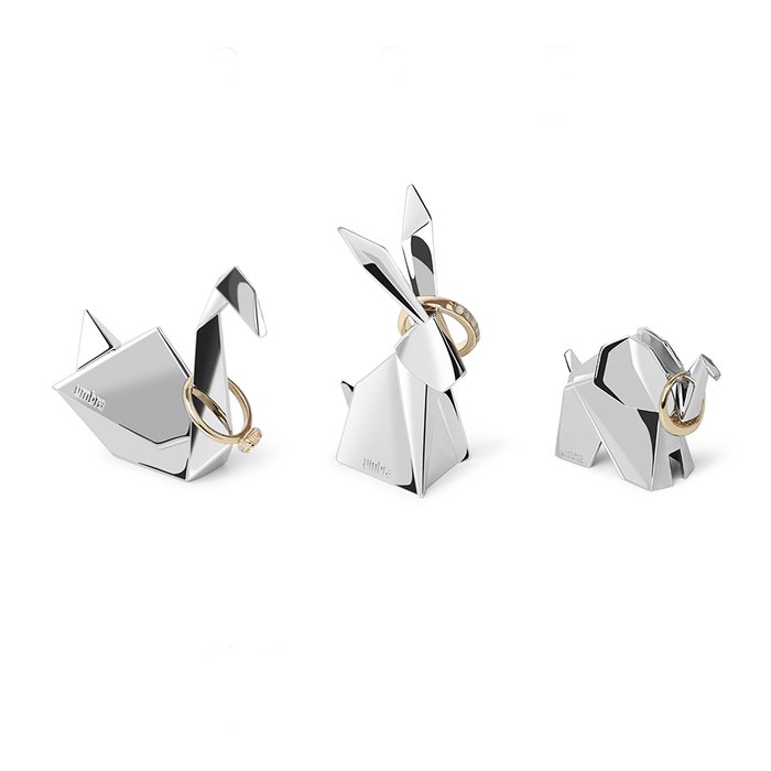 Набор из 3 подставок для колец Umbra origami Набор из 3 подставок для колец Umbra origami