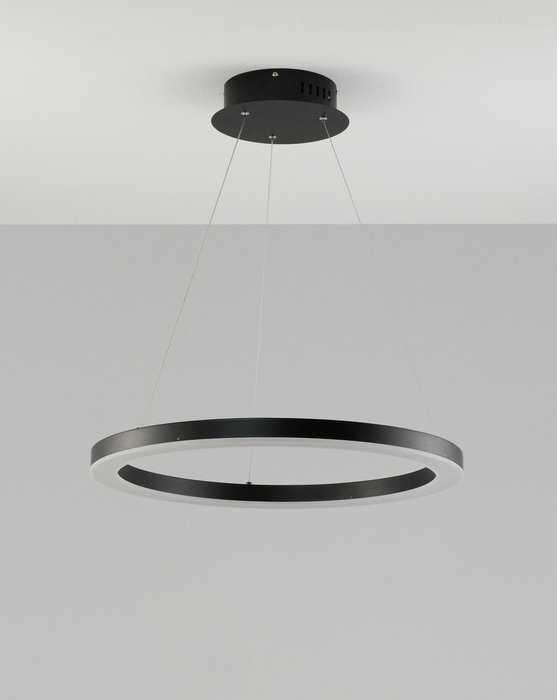 Светодиодный подвесной светильник Bona черного цвета - лучшие Подвесные светильники в INMYROOM