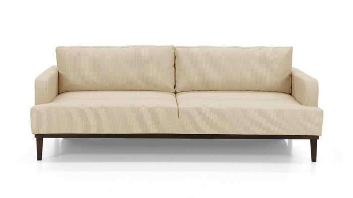 Диван-кровать Бендиго Лайт кремового цвета - купить Прямые диваны по цене 61700.0