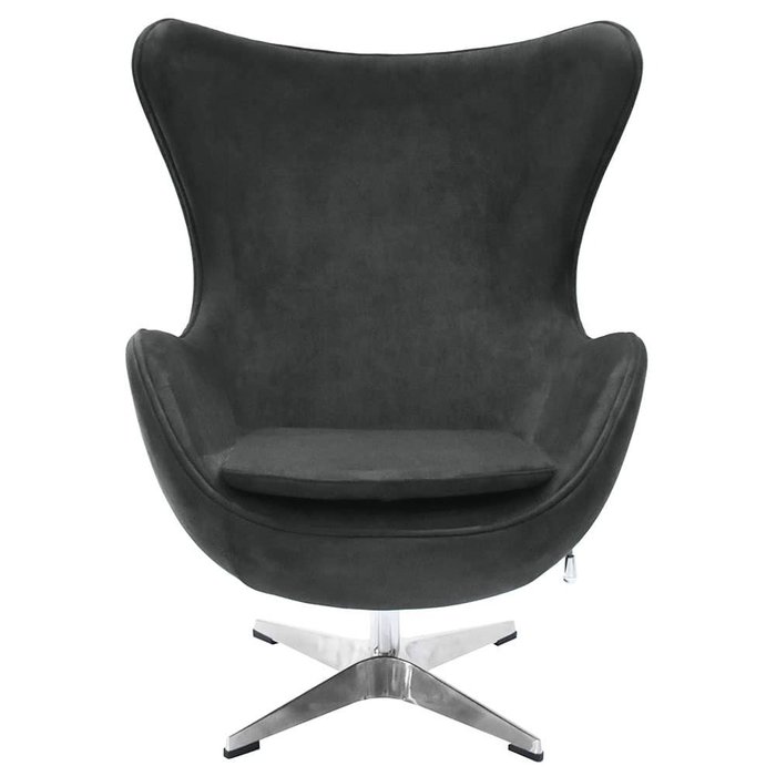 Кресло Egg Chair графитового цвета - купить Интерьерные кресла по цене 98770.0