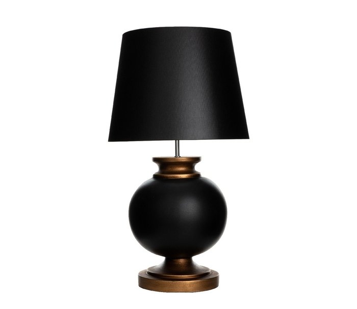 Настольная лампа черного цвета