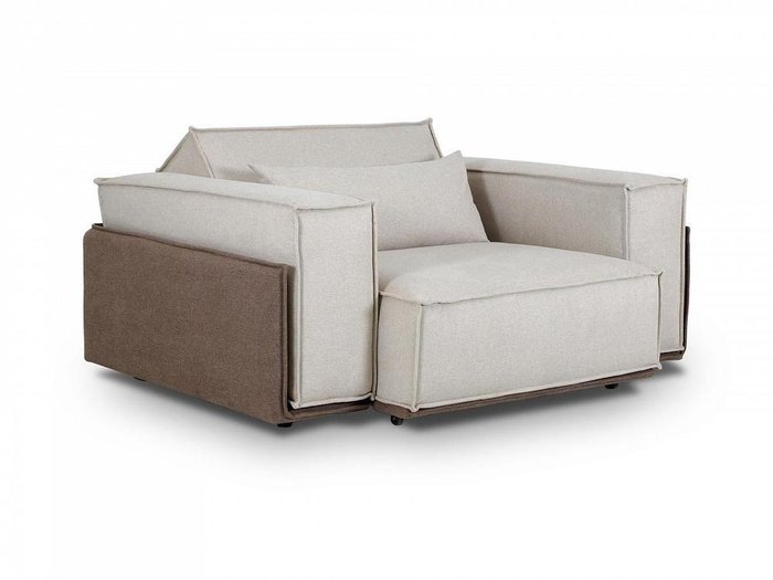 Кресло-кровать Asti коричнево-бежевого цвета - лучшие Интерьерные кресла в INMYROOM