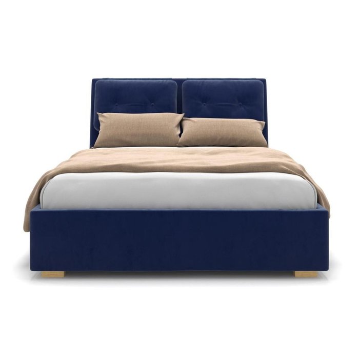 Кровать Freya синяя 160х200 - лучшие Кровати для спальни в INMYROOM