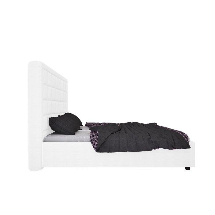 Кровать Elizabeth Велюр Молочный 140х200 - лучшие Кровати для спальни в INMYROOM
