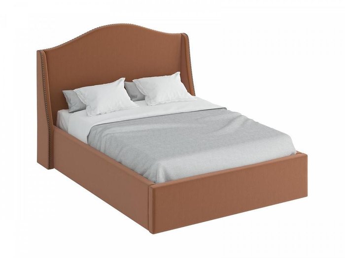 Кровать Soul коричневого цвета с подъемным механизмом 160x200