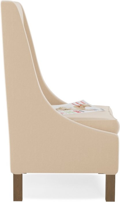 Кресло Лайн Fox бежевого цвета - лучшие Интерьерные кресла в INMYROOM