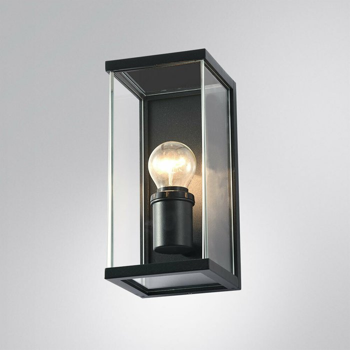 Уличный настенный светильник Arte Lamp POT A1632AL-1BK - купить Настенные уличные светильники по цене 5190.0