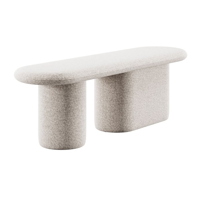 Пуф-банкетка Soul светло-бежевого цвета Пуф-банкетка Soul светло-бежевого цвета