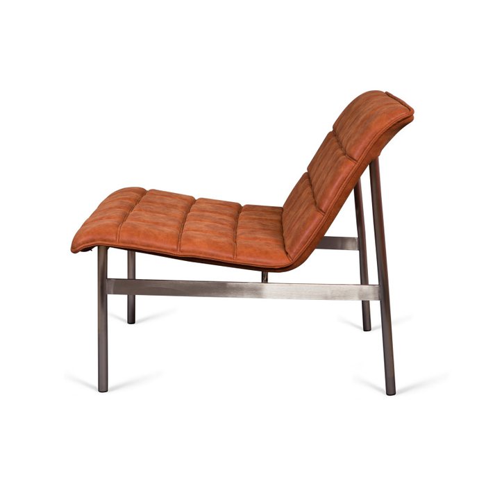 Кресло Glossy оранжево-карамельном цвета - лучшие Интерьерные кресла в INMYROOM