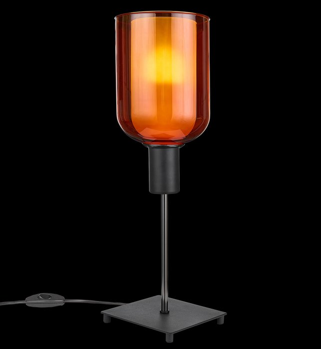 Настольная лампа Nature с оранжевым плафоном - лучшие Настольные лампы в INMYROOM
