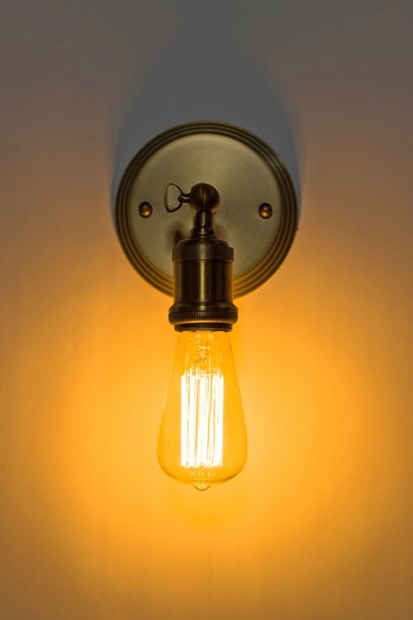 Настенный светильник "Filament" из стали - купить Бра и настенные светильники по цене 6365.0