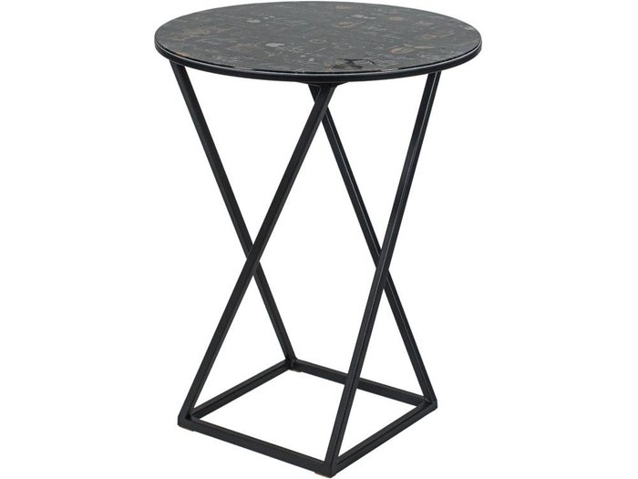 Стол кофейный черного цвета - купить Кофейные столики по цене 5915.0