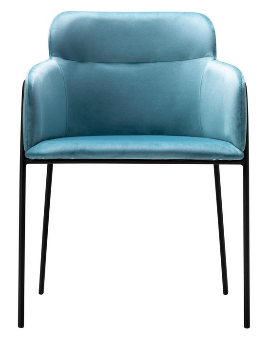 Кресло Strike бирюзового цвета - купить Обеденные стулья по цене 10510.0