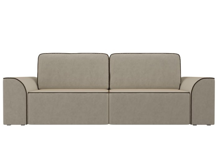 Прямой диван-кровать Вилсон бежевого цвета - купить Прямые диваны по цене 49990.0