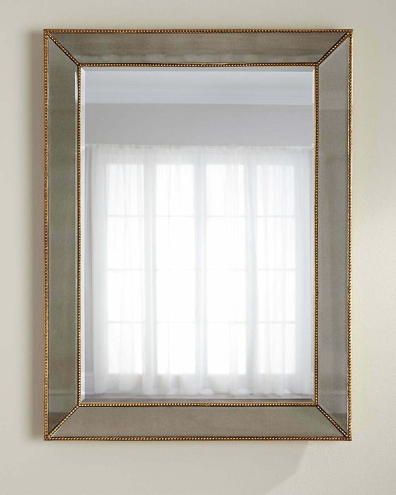 Настенное зеркало Франческо в раме золотого цвета - купить Настенные зеркала по цене 55675.0