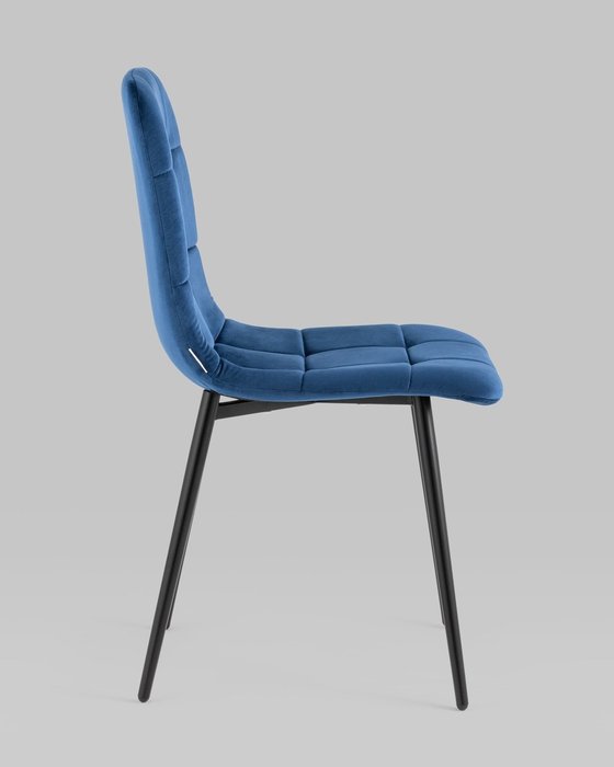 Стул Одди синего цвета - лучшие Обеденные стулья в INMYROOM