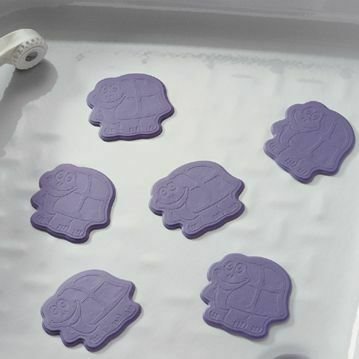 Комплект ковриков Slip-Not XXS RIDDER фиолетовый шесть шт - купить Коврики для ванной по цене 966.0
