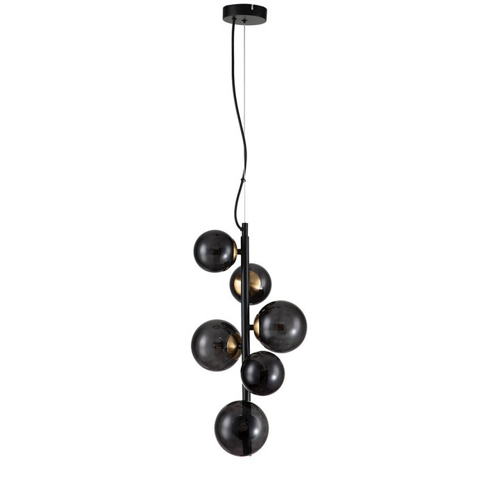 Подвесная люстра Molecola черного цвета - купить Подвесные люстры по цене 22690.0