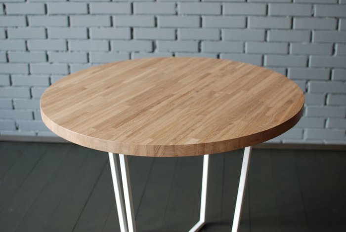 Обеденный стол Oak Round бежевого цвета - лучшие Обеденные столы в INMYROOM