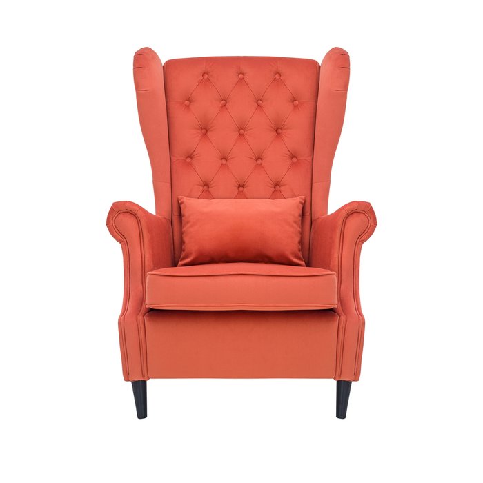 Кресло Винтаж оранжевого цвета - купить Интерьерные кресла по цене 24999.0
