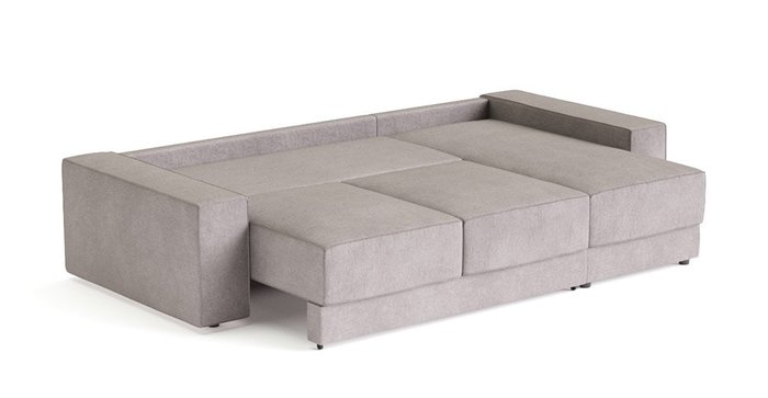 Угловой диван-кровать Модесто серого цвета - лучшие Угловые диваны в INMYROOM