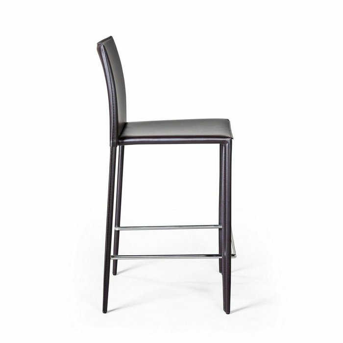 Стул полубарный Rolf темно-коричневого цвета - лучшие Барные стулья в INMYROOM