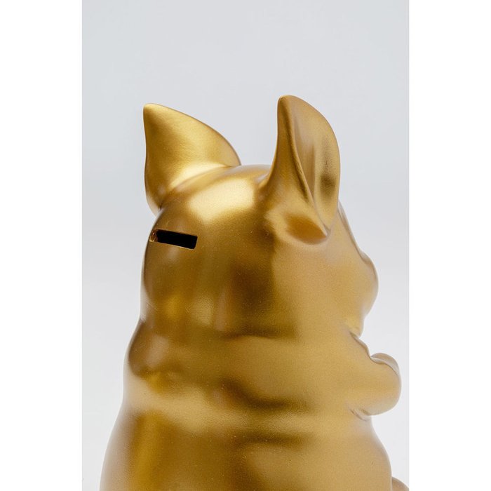 Копилка Pig золотого цвета - лучшие Фигуры и статуэтки в INMYROOM