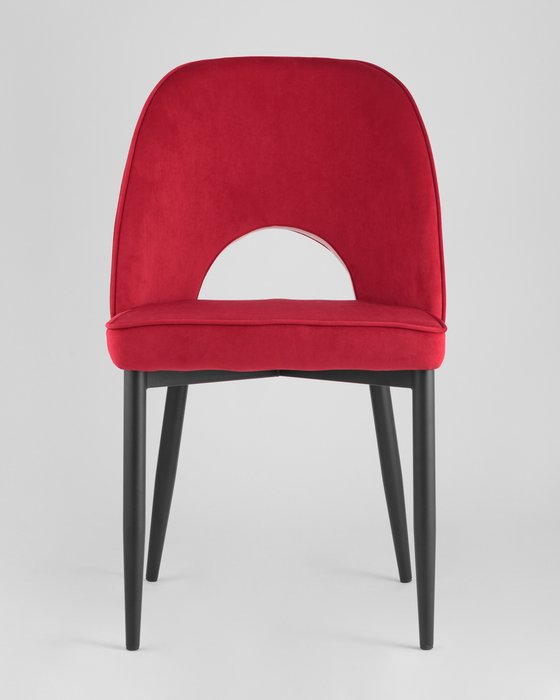 Стул Молли красного цвета - лучшие Обеденные стулья в INMYROOM