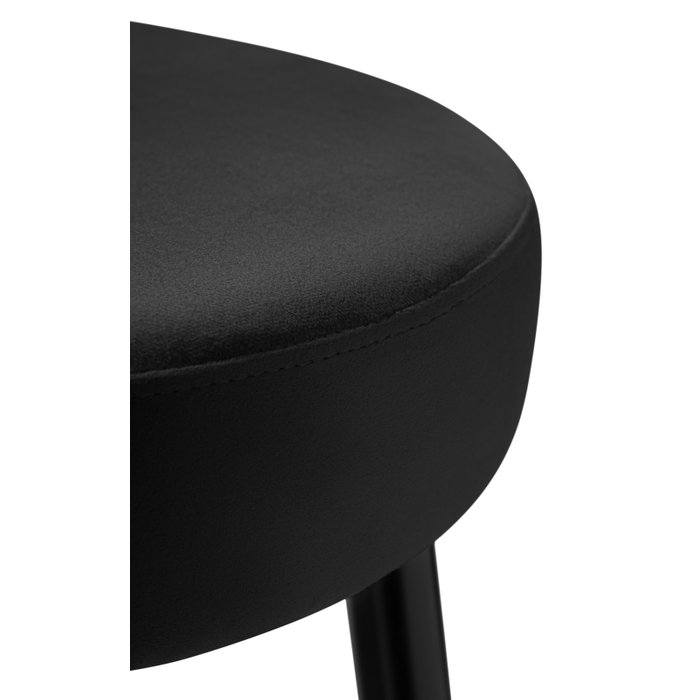 Стул полубарный Plato черного цвета - лучшие Барные стулья в INMYROOM