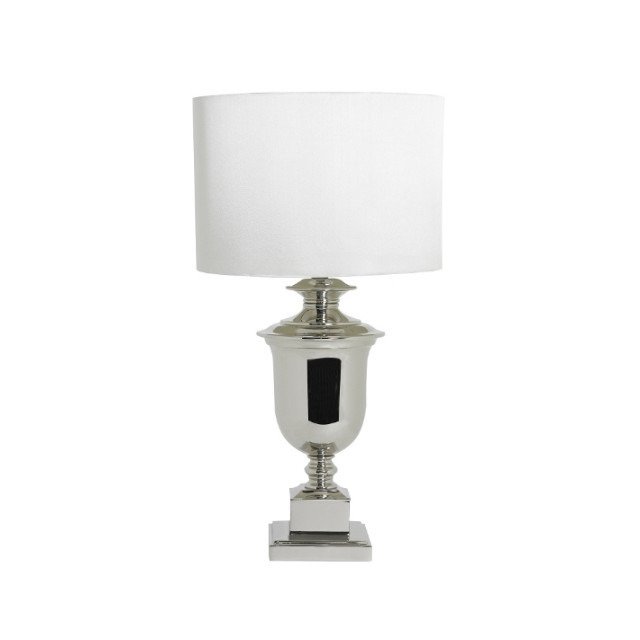 Настольная лампа Adriano с белым абажуром 