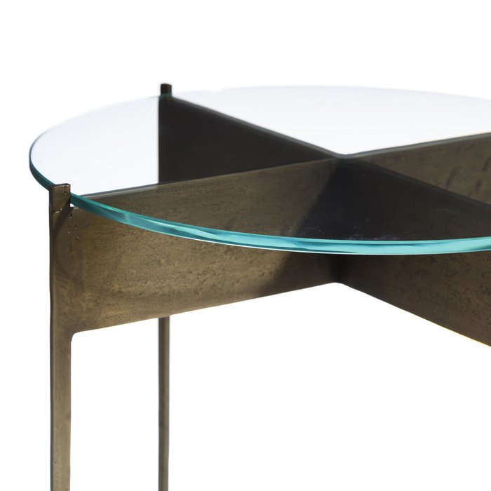 Кофейный стол со стеклянной столешницей  - купить Кофейные столики по цене 39800.0