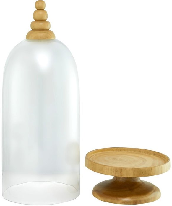 Ваза напольная "Vase Glass/wood" - купить Вазы  по цене 13520.0