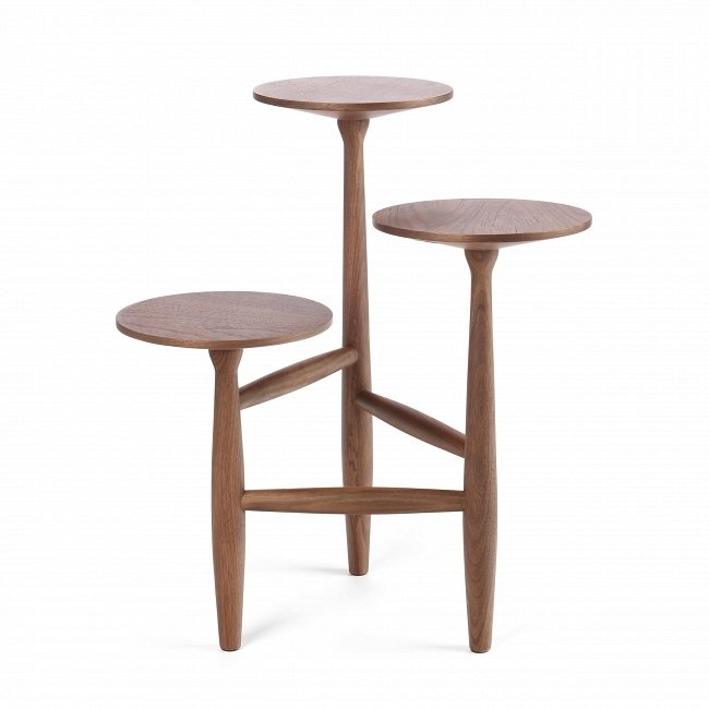Кофейный стол "Tripod высота" из трех круглых столешниц